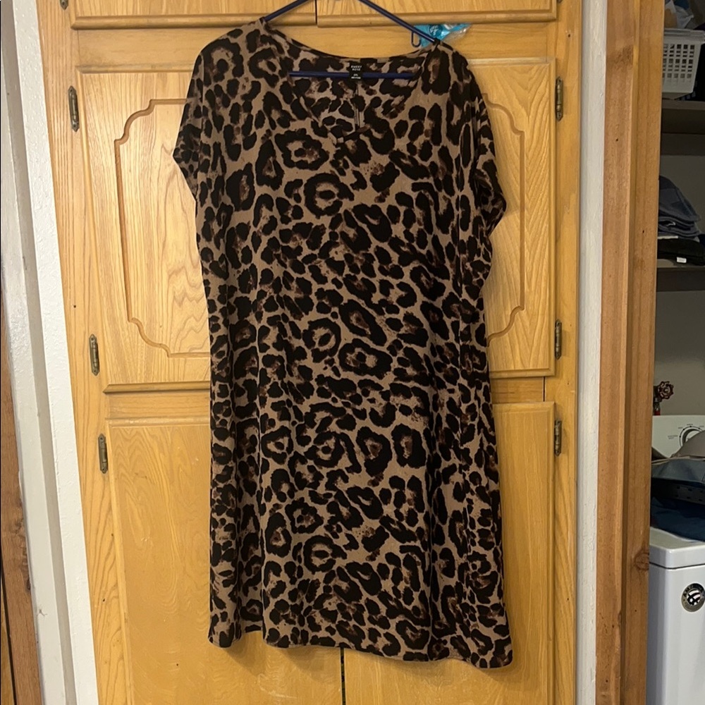 Leopard Print Women's Dress size 2X